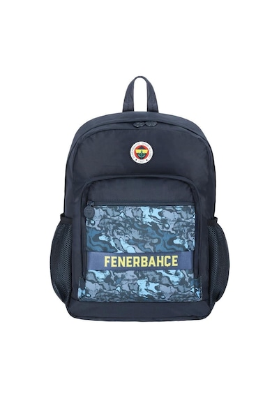Fenerbahçe Orjinal Lisanslı Kolon Detaylı Kamuflaj Sırt Çantası -okul Çantası, Spor Çantası25717 Desenli