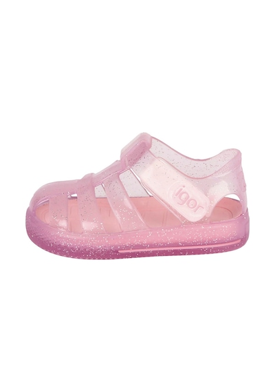 Igor İgor S10265 Star Glitter Plaj Havuz  Kız Çocuk Deniz Sandaleti Pe Pembe