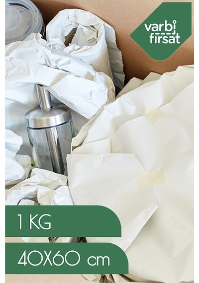 Varbifırsat Varbifırsat 40x60 Tabak - Bardak Sarma Taşıma Taşınma Paketleme Kağıdı 1 Kg