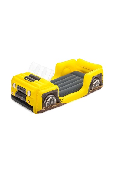 Bestway 67714 4x4 Jeep Temalı Şişme Çocuk Yatağı Lacivert