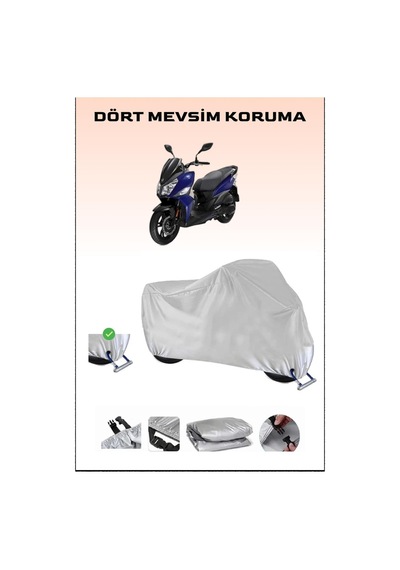 Sym Jet 14 200i Abs İçin Kilit Uyumlu Motosiklet Branda, Güvenli, Su Geçirmez Dayanıklı Kumaş