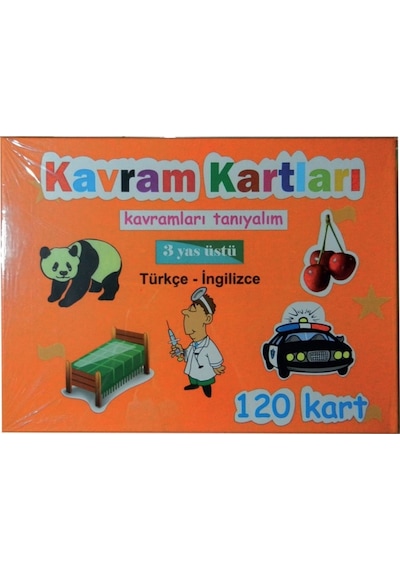 Anaokulu Kavram Kartları 120  Prç.