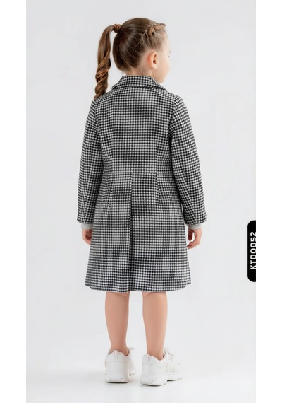 Xo Kids Kız Çocuk Kaban 7-12 Yaş 1050 mavi