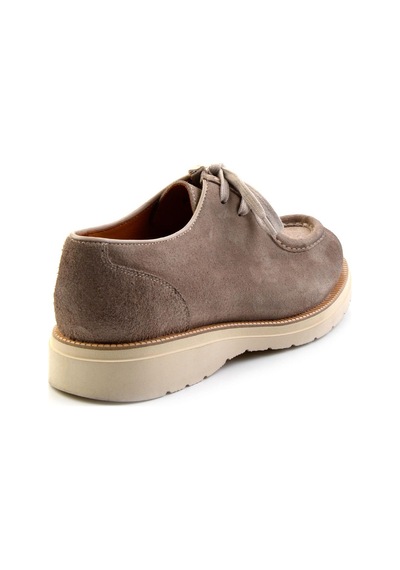 Bambi Gri Hakiki Deri Erkek Loafer Ayakkabı E01901404602 Gri