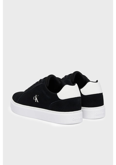 Calvin Klein Süet Sneaker Ayakkabı Ym0ym0143401h Erkek Ayakkabı Ym0ym01434 01h Siyah