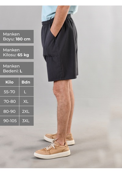 Duxa %100 Pamuk Keten Dokulu Beli Lastikli ve Bağcıklı Erkek Rahat Kalıp Bol Kesim Günlük Ev Dış Spor Giyim Büyük Beden Şort Gri Duxa %100 Pamuk Keten Dokulu Beli Lastikli ve Bağcıklı Erkek Rahat Kalıp Bol Kesim Günlük Ev Dış Spor Giyim Büyük Beden Şort Gri