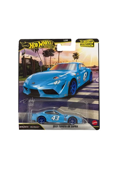 Hot Wheels 2021 Toyota Gr Supra - Boulevard Serisi Özel Koleksiyonluk Metal Oyuncak Araba Çok Renkli