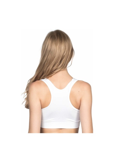 Moon Wear Beyaz Mı Emay 4001 Soft Sporcu Büstiyer Beyaz