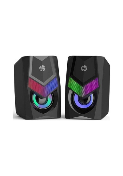 Dhe-6000 2.0 Rgb Gaming Multimedya Speaker Hoparlör, Siyah