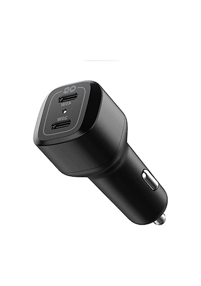 65w Usb-c 2 Portlu Araç İçi Hızlı Şarj Aleti, Akım Korumalı