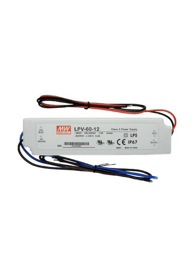 Meanwell Lpv-60-12 60w 12v 5a Sabit Voltaj Led Driver İp67