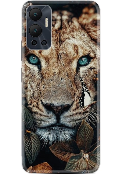Infinix Hot 12 Kılıf Resimli Desenli Baskılı Silikon Flowers Leon 2 1342