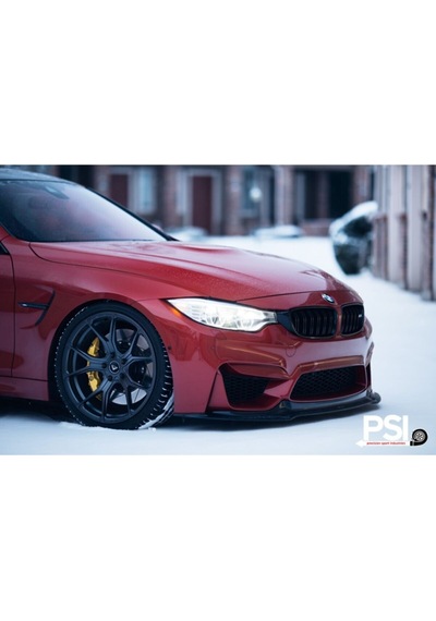 Bmw F30 - F80 M3 Ön Lip Ön Tampon Lipi Parlak Siyah A Kalite Plastik