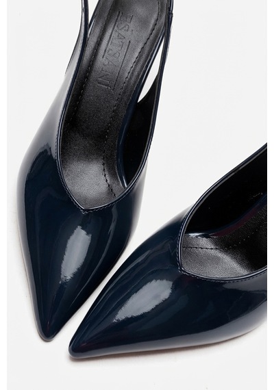 Esatsani Lacivert Rugan Arka Açık 9 Cm İnce Topuklu Özel Günler Davet Stiletto Kadın Ayakkabı Lacivert Rugan Esatsani Lacivert Rugan Arka Açık 9 Cm İnce Topuklu Özel Günler Davet Stiletto Kadın Ayakkabı Lacivert Rugan