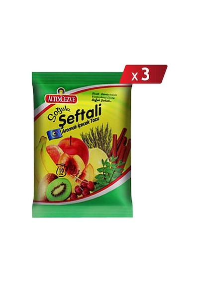 Altıncezve Şeftali Aromalı Toz İçecek 3 x 450 G