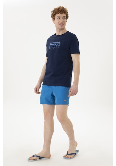 U.s. Polo Assn. Erkek Saks Deniz Şortu 50282943-vr045 Sax
