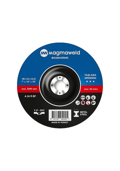 Magmaweld 180 X 8 Taşlama Taşı Magmagrınd 10 Adet