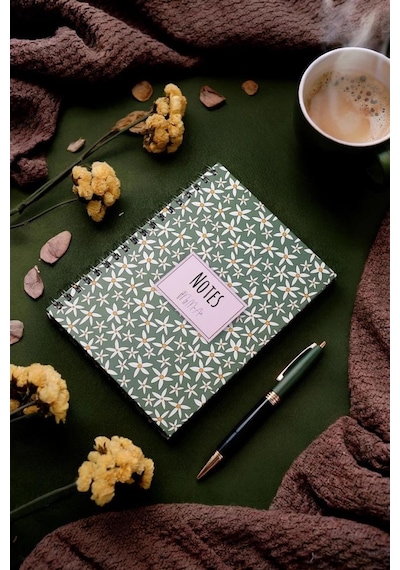 My Mia Art Starflower-midi 14x20 Çizgili Defter Çok Renkli