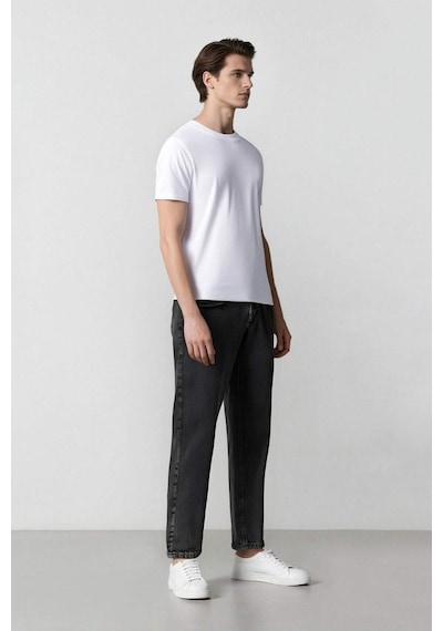 DeFacto %100 Pamuk Slim Cropped Fit Dar Kalıp Normal Bel Dar Paça Jean Pantolon D8766AX24AUNM36 DeFacto %100 Pamuk Slim Cropped Fit Dar Kalıp Normal Bel Dar Paça Jean Pantolon D8766AX24AUNM36