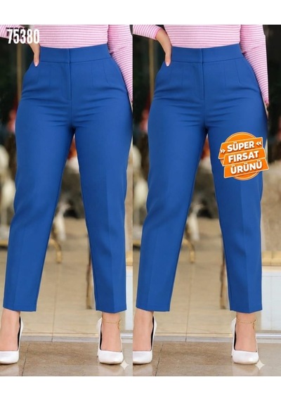 Veraura Lifestyle Kadın Üste Oturan Paçası Bilek Üzerinde Biten Krep Kumaş Pantolon 36 S - 50 5xl Lacivert Veraura Lifestyle Kadın Üste Oturan Paçası Bilek Üzerinde Biten Krep Kumaş Pantolon 36 S - 50 5xl Lacivert