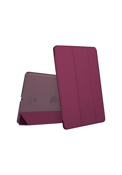 Apple Uyumlu iPad 7.Nesil 10.2 Inç 2019 Kılıf Smart 1-1 Arkası Şeffaf
