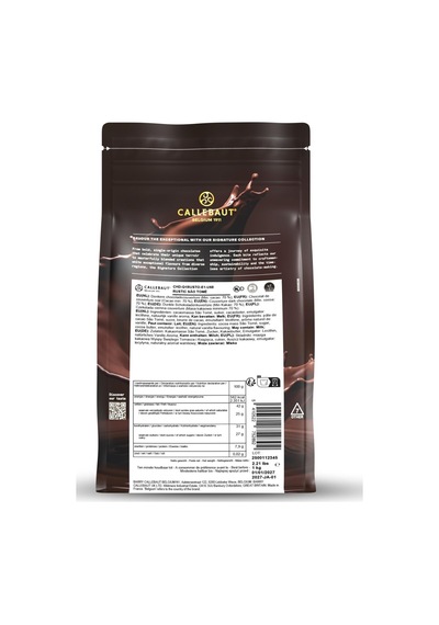 Callebaut Signature Collection Rustic São Tomé Bitter Çikolata 1 Kg