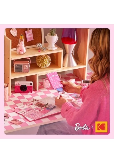 Kodak Step Anında Renkli Fotoğraf Yazıcısı Barbie Signature Printer Siyah