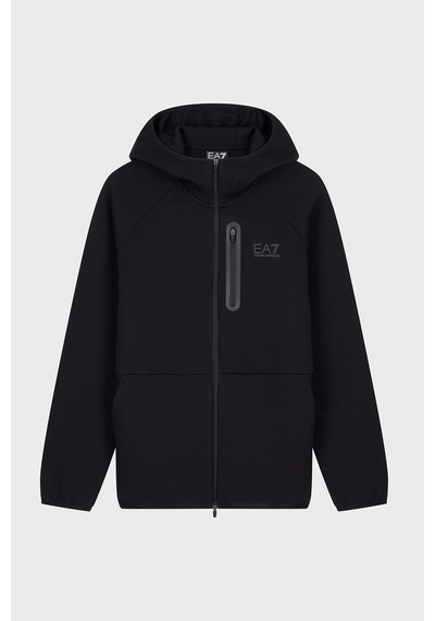 Ea7 Kapüşonlu Regular Fit Dik Yaka Sweat Erkek Sweat 7m002517 Af20845 Uc001 Siyah
