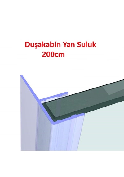 Ayrıntıshop Duşakabin Yedek Parça Suluk Yan Fitil 4 Adet 200cm Şeffaf