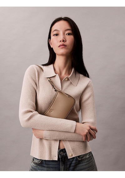 Calvin Klein Ck Kadın Small Omuz Çantası-12256 Çöl Kahverengi