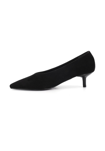 Gönderir Kadın Siyah Süet Sivri Burun İnce Topuklu Stiletto Ddza86435727