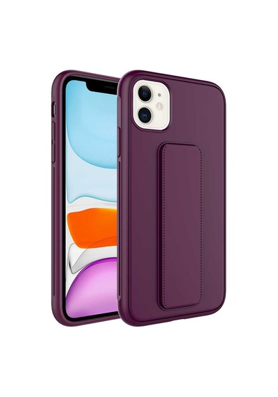 Apple Uyumlu iPhone 11 Zore Qstand Kapak