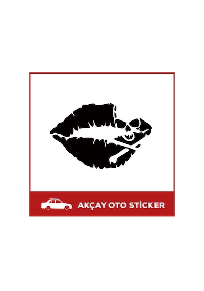 Dudak Kuru Kafa Sticker Dudak Sticker Oto Sticker Araba Sticker