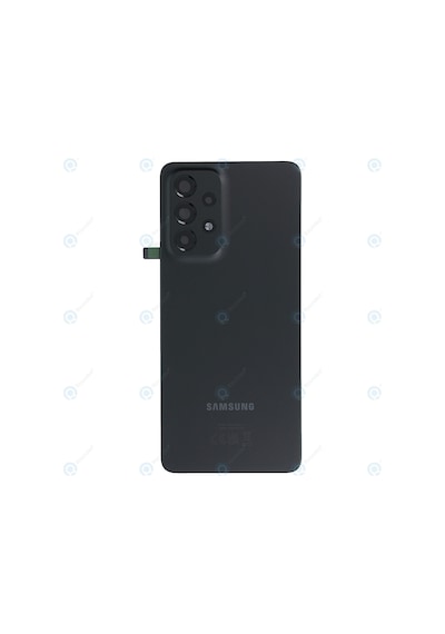 Samsung Uyumlu A33 Arka Pil Kapağı, Lens Hariç Sm-a336b - Siyah