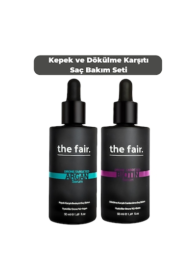 the fair. Kepek Karşıtı Dökülme Önleyici Vegan Saç Bakım Seti 100 ML