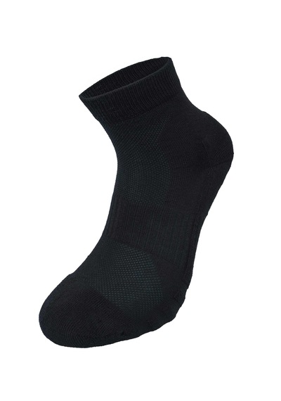 Bolero E98 Unisex Dikişsiz Taban Havlu Kısa Spor Çorap Siyah
