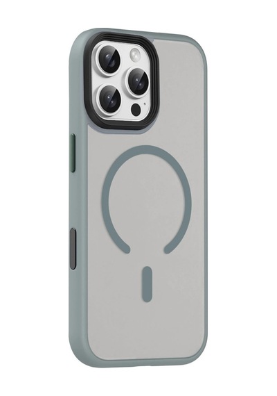 Joko Apple iPhone Uyumlu 16 Pro Max Megane Magsafe Kapak - Titan Gri İtdark49255