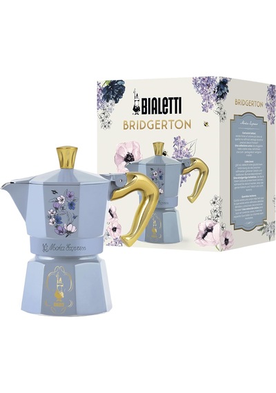 Bialetti - Moka Express Bridgerton: 6 Cups Ocak Üstü Espresso Pişirici