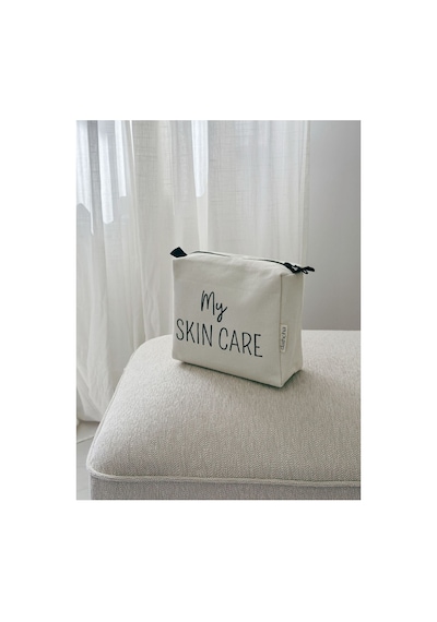 Valiz Düzenleyici Organizer Travel Set 3 Parça Saç Şekillendirici, Cilt Bakım Ve Makyaj Çantası Doğal