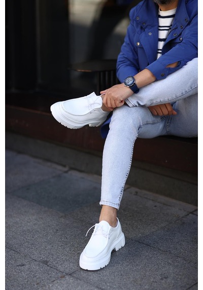 Serhat Özköroğlu-byz Erkek Sneakers Beyaz Beyaz