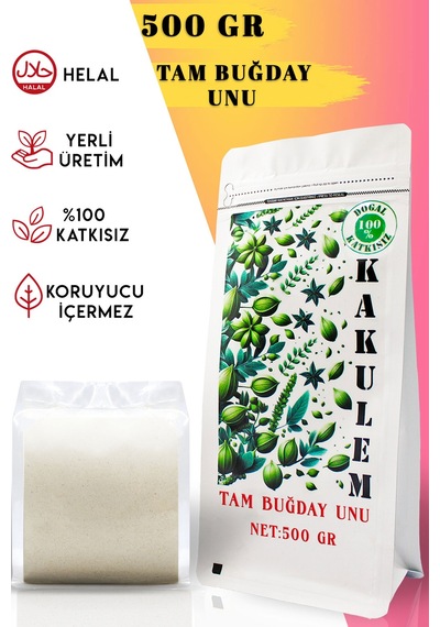 Kakulem Özü Yüksek Ata Tohum Tam Buğday Unu 500 G