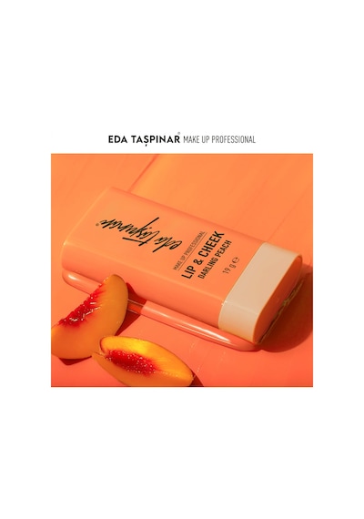 Eda Taşpınar Lip & Cheek Cream Blush Stick Darling Peach