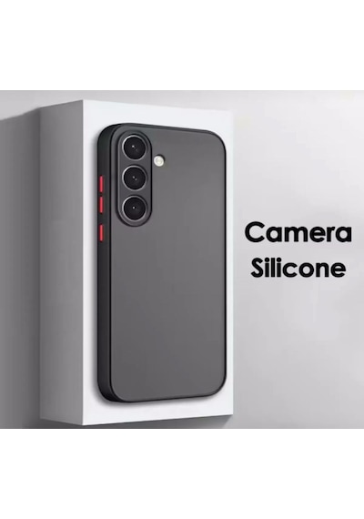 Samsung Galaxy Uyumlu A26 Kılıf Mat İz Yapmaz Renkli Tuşlu Silikon Kapak