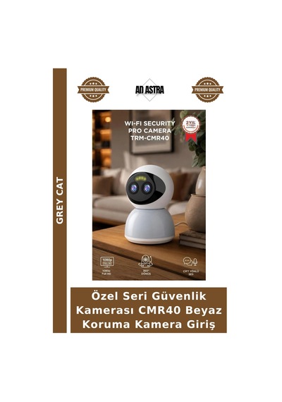 Özel Seri Güvenlik Kamerası Cmr40 Beyaz Koruma Kamera Giriş