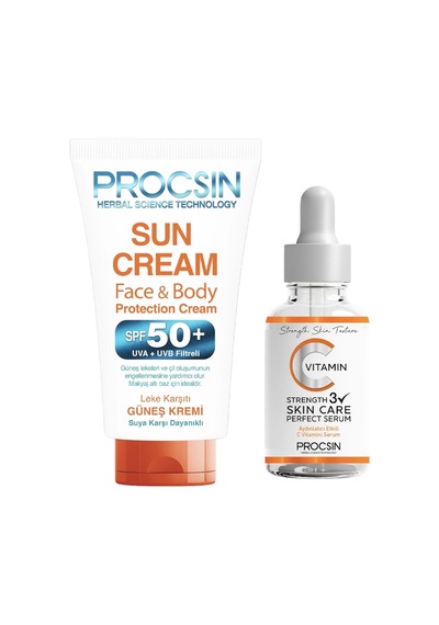 Procsin Güneş Kremi Ve C Vitamini Fırsat Paketi