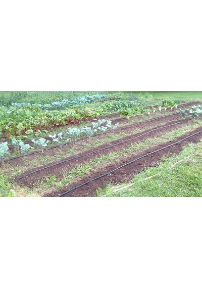 Karbon Plast 16 MM Damlama Sulama + 33 CM Delikli Boru 100 M Ve Ek Parça Set