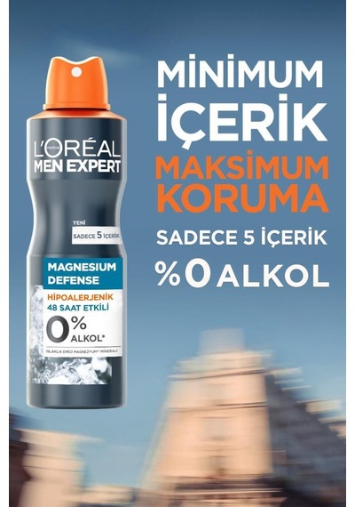 Men Expert Magnesium Defense Sprey Deodorant 3600524055202-10696