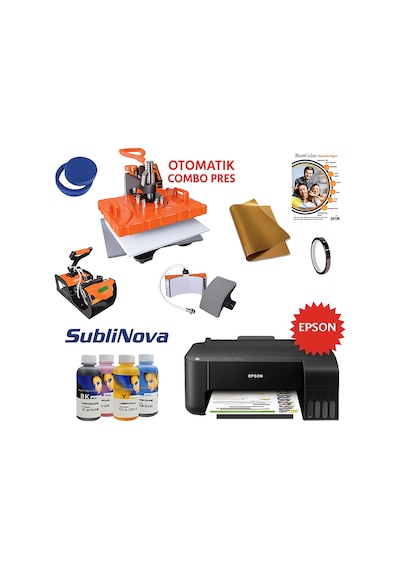 Süblimasyon Combo Transfer Baskı Seti Bk8681989102422 Epson