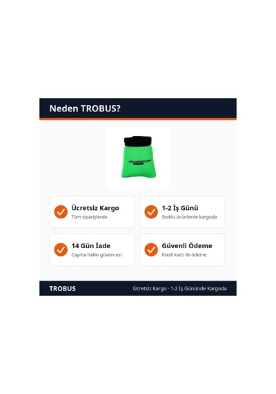 Trobus Araç İçi Akıllı Cep Organizer Neopren Yeşil
