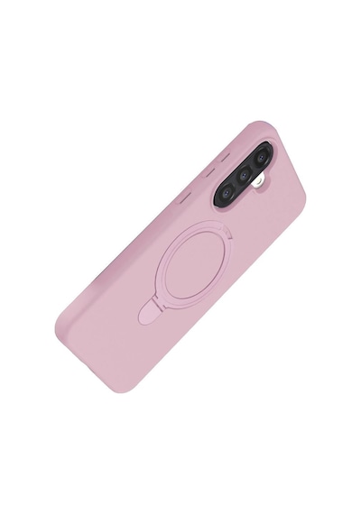 Samsung Galaxy A36 Regal Magsafe Standlı Kapak - Açık Pembe
